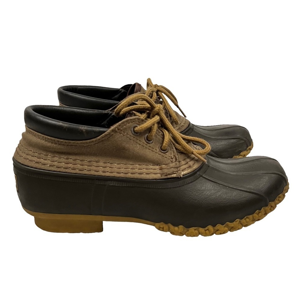 L.L.BEAN Vintage Classic Canvas & Leather Bean Boots